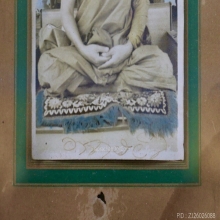 รูปถ่ายท่านพ่อลี มีลายเซ็นต์ท่าน วัดอโศการาม สมุทรปราการ