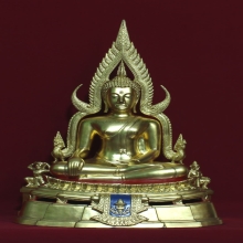 พระพุทธชินราชพระมาลาเบี่ยง ปี๒๕๒๐ หน้าตัก 9.9 นิ้ว ครอบเดิม 